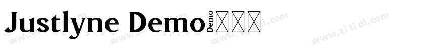 Justlyne Demo字体转换